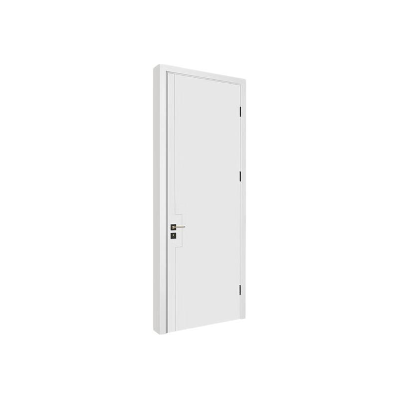 木门卧室门家用室内门房间门双包门套无漆木质复合降噪门简约定制尺寸N554
