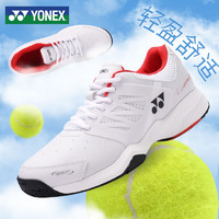 YONEX 尤尼克斯 网球鞋动力垫防滑防震包裹性轻量化舒适男女同款SHTLU3EX-114白红40码