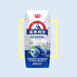 莫斯利安 风味酸牛奶 蓝莓酸酪风味 200g*12盒