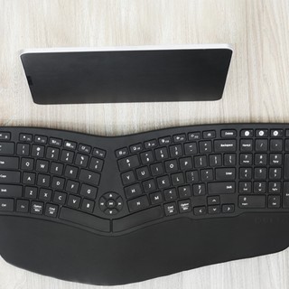 DeLUX 多彩 GM902 106键 2.4G蓝牙 双模无线薄膜键盘 黑色 无光