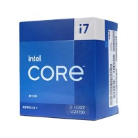intel 英特尔 酷睿 i7-13700F 盒装CPU处理器