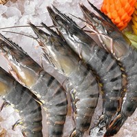 京东生鲜 活冻黑虎虾 净含量300g