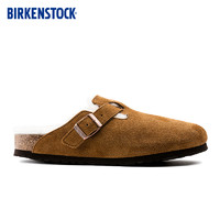 BIRKENSTOCK 勃肯 毛毛鞋外穿男女同款软木拖鞋Boston系列