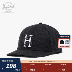 Herschel Supply 和行 Herschel赫行 秋季上新Whaler帽子时尚运动棒球帽休闲男女潮帽 经典混色黑