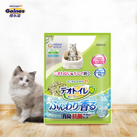 Gaines 佳乐滋 沸石猫砂除臭无尘庭园香型 3.8L 双层猫砂盆适用 日本进口