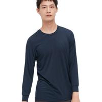 UNIQLO 优衣库 轻舒缓系列 男士保暖上衣 451899 藏青色 XL