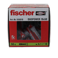 fischer 慧鱼 555010 尼龙锚栓套装 10*50mm 50粒 单管盒装