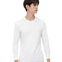 UNIQLO 优衣库 轻舒缓系列 男士保暖上衣 451899 珍珠白 XXL