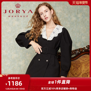 JORYA weekend 卓雅周末 女士中长款大衣 EJWBDZ74 加厚款