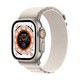 Apple 苹果 Watch Ultra 智能手表 49mm GPS+蜂窝网络款 星光色高山回环式表带 大号（GPS、血氧、ECG）