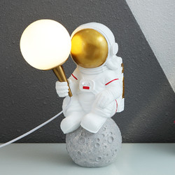 BENBON 本邦 宇航员台灯创意个性卡通太空人书房装饰摆件儿童房卧室LED床头灯