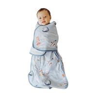 EMXEE 嫚熙 M229E050012-1 婴儿无袖一体式睡袋 襁褓款 太空畅想 66码