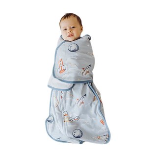 EMXEE 嫚熙 M229E050012-1 婴儿无袖一体式睡袋 襁褓款 太空畅想 100码