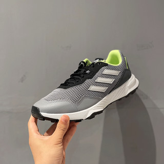 阿迪达斯(Adidas)男鞋秋冬新款EQT网面透气舒适运动鞋时尚潮流休闲跑步鞋 Q47234狼灰/白/电子绿 40