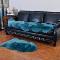 裘朴 羊毛沙发垫真皮沙发坐椅垫羊毛冬季加厚欧式沙发垫整张羊皮