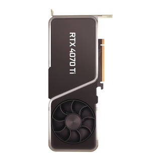 NVIDIA 英伟达 GeForce RTX 4070 Ti 显卡 12GB 黑色