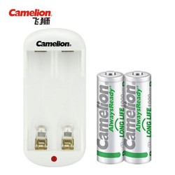 Camelion 飞狮 BC-0805B 5号 1000mAh 充电电池 2节+ 2槽USB 标准充