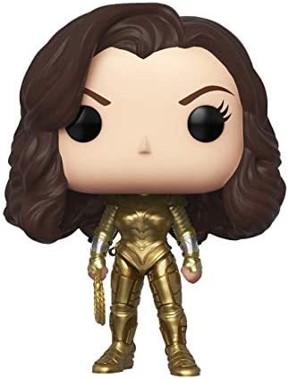 Funko Pop 英雄系列：DC，神奇女侠 1984 - 戴金盔甲的神奇女侠