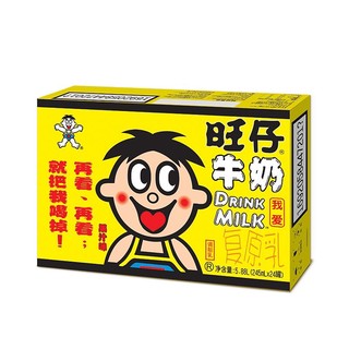 Want Want 旺旺 旺仔牛奶果汁味儿童营养学生早餐245ml*24盒