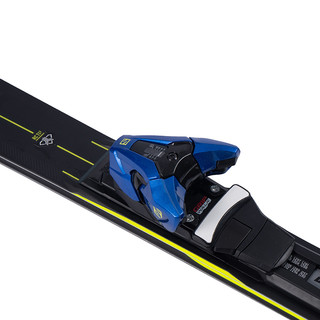 salomon 萨洛蒙 E S/MAX 12+Z12 GW F80 中性滑雪双板套餐 L41170000 深灰色 165cm