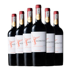 MONTES 蒙特斯 红天使珍藏赤霞珠干红葡萄酒 智利进口红酒750ml*6瓶装