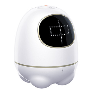 Alpha Egg 阿尔法蛋 S 智能机器人 儿童学习早教玩具国学教育对话陪伴机器人 早教学习机器人 珍珠白