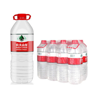 农夫山泉大瓶方瓶饮用水2L*8瓶/箱方瓶大瓶天然饮用水