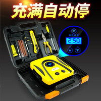 车行天下 车载充气泵12V汽车车用轮胎便携式打气筒小轿车大功率电动打气泵