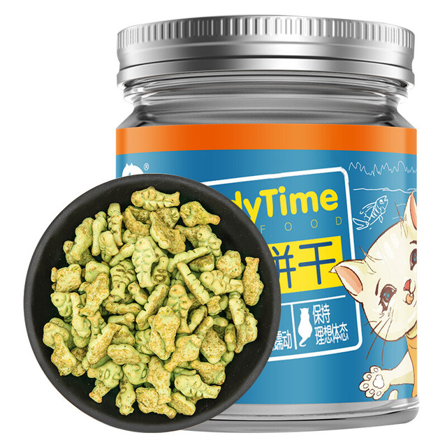 Paddy Time 猫零食 吞拿鱼薄荷奶酪饼干 100g
