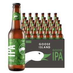 GOOSE ISLAND 鹅岛 IPA 印度淡色艾尔精酿啤酒 355ml*24瓶 整箱装