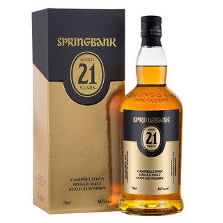 Springbank 云顶 21年 单一麦芽 苏格兰威士忌 46%vol 700ml