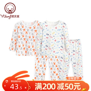 Yobeyi 优贝宜 Y25282500 儿童家居服套装 七分袖款