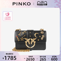 PINKO 品高 99预售 Pinko女士2022定制款链条徽章单肩斜挎飞鸟燕子包菜鸟物流