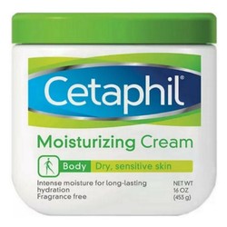 Cetaphil 丝塔芙 大白罐 身体保湿霜，适用于干性至极干性、敏感性皮肤，不含香料NEW 453g x 2 Pack