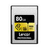 Lexar 雷克沙 GOLD系列 LCAGOLD080G-RNENC CF存储卡 80GB（900MB/s）