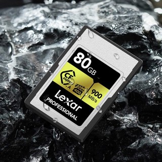 Lexar 雷克沙 GOLD系列 LCAGOLD080G-RNENC CF存储卡 80GB（900MB/s）
