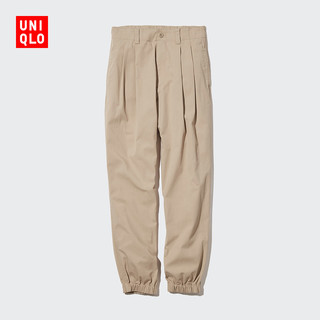 优衣库 女装 棉混纺束脚裤 445970 UNIQLO