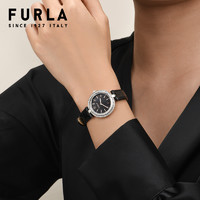 FURLA 芙拉 轻奢红色皮带石英女表防水时尚女表