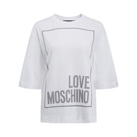 LOVE MOSCHINO LoveMoschino/莫斯奇诺多色女士徽标LOGO饰T恤