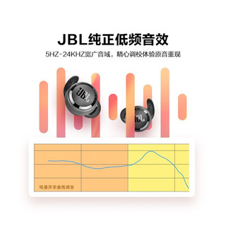 JBL 杰宝 T280TWS PLUS 升级双通道版 入耳式真无线蓝牙耳机 激情红