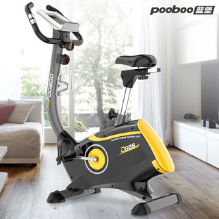 pooboo 蓝堡 动感单车家用健身器材室内脚踏车运动磁控车健身车D808