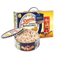 有券的上：皇冠丹麦曲奇 饼干组合装 681g 礼盒装