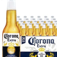 Corona 科罗娜 墨西哥原装进口 355ml*24瓶 整箱装 非330拉格特级精酿黄啤小麦啤