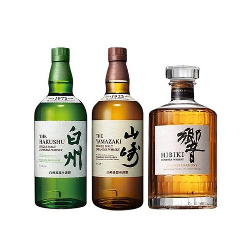 三得利威士忌_SUNTORY 三得利山崎1923+响和风醇韵+白州1973 日威三剑客