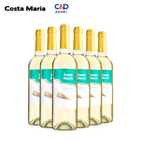 PLUS会员：Maria 玛利亚海之情 干白葡萄酒750ml *6瓶 整箱装 西班牙进口