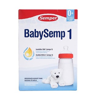 Semper 森宝 瑞典进口 semper(森宝) 婴幼儿奶粉 1段不含棕榈油(0-6月) 800g/盒 母婴店
