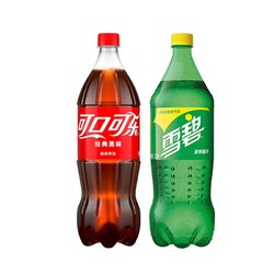 Coca-Cola 可口可乐 1.25L*2瓶可乐/雪碧/果粒橙大瓶装碳酸饮料混装正品包邮