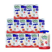 GoGo SqueeZ 梦果鲜 GoGosqueez梦果鲜儿童酸奶宝宝零食（草莓味32袋/8盒）smzdm