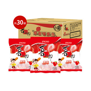 XIZHILANG 喜之郎 水果果冻 草莓味 90g*30袋 整箱 水果味布丁 儿童零食