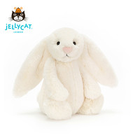 jELLYCAT 邦尼兔 英国jELLYCAT邦尼兔害羞白色邦尼兔毛绒玩具公仔抱枕女生睡觉